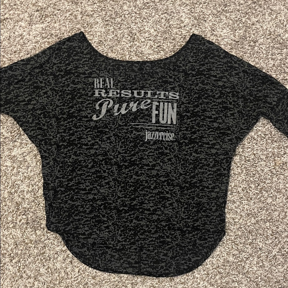 Jazzercise Graphic Print Top